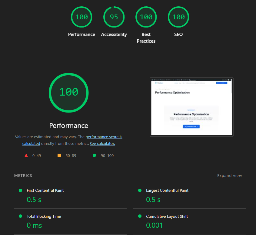 Performance Optimization