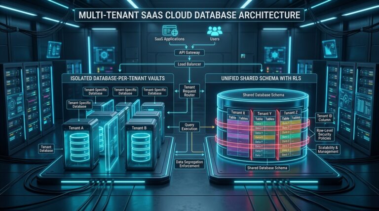 Multi-Tenant SaaS Cloud Database Architecture: Database-Per-Tenant vs Shared Schema