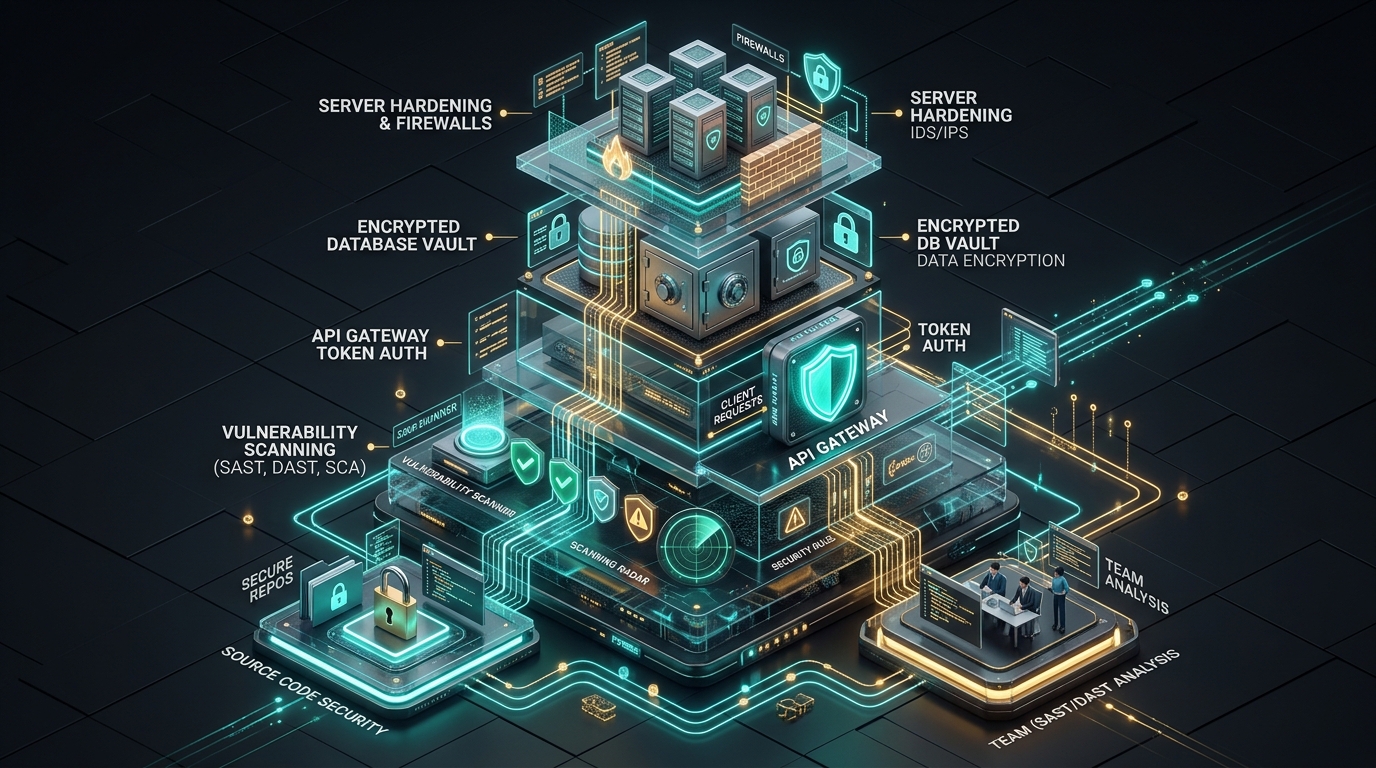 Layered Digital Project Security and DevSecOps Workflow
